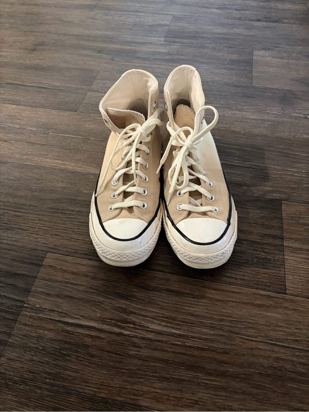 Converse Chuck Retro 70s Vintage Canvas Oat Milk Shoes Sneakers Men’s 8 Women 10 - Picture 2 of 5